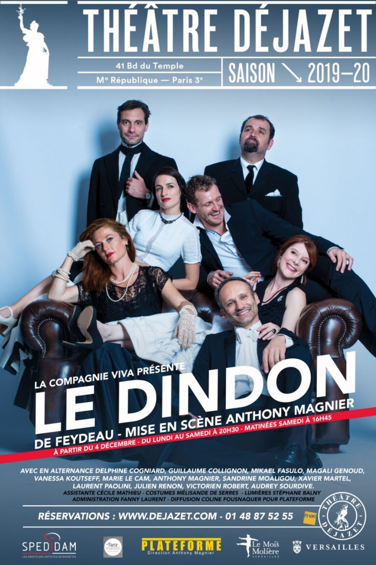 Le Dindon au Théâtre Déjazet du 4 décembre 2019 au 18 janvier 2020 !