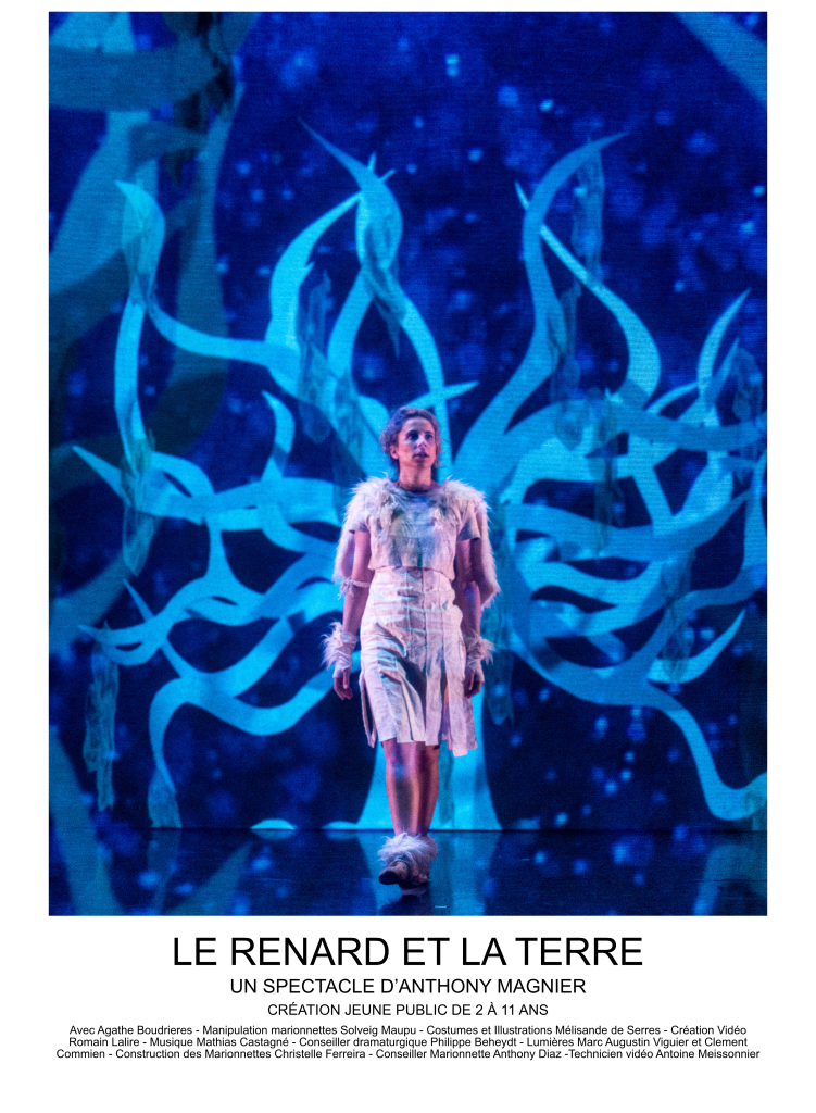 Affiche de Le Renard et la Terre, mise en scène Anthony Magnier, Compagnie Viva