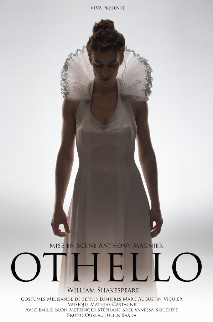 Affiche de Othello de Shakespeare, mise en scène Anthony Magnier, Compagnie Viva
