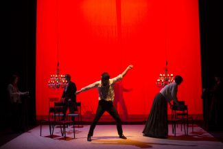 Un Fil à la patte de Feydeau par la Compagnie Viva, photo de scène