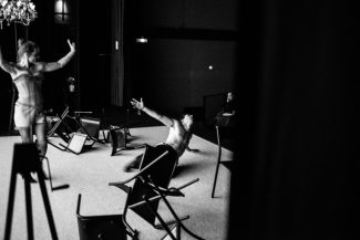 Un Fil à la patte de Feydeau par la Compagnie Viva, photo de scène