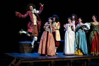 L'Impromptu de Versailles de Molière par la Compagnie Viva, photo de scène